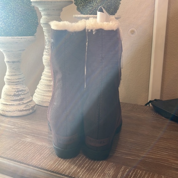 SOREL: GORGEOUS Joan of Arctic Wedge II w/ Shearling - Sz 9 - NIB! - Picture 5 of 8